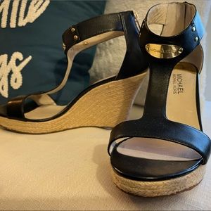 Gently worn Michael Kors Wedge Sandals